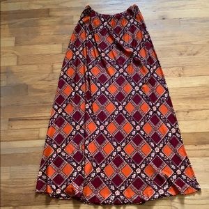 Long, soft, flowy skirt